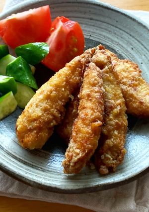食欲倍増!コンソメカレーのささみから揚げ-レシピのメイン写真