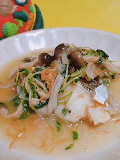 レンチン・白身魚と野菜の酒蒸し-レシピのメイン写真