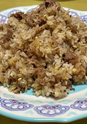 茶色上等！ひたすら肉だけ牛肉炒飯-レシピのメイン写真