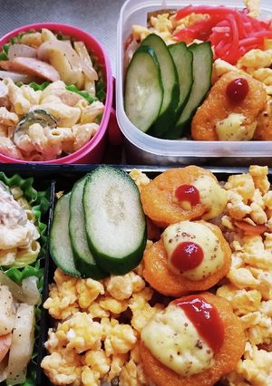 高校生息子、旦那、娘弁当(5/11)-レシピのメイン写真