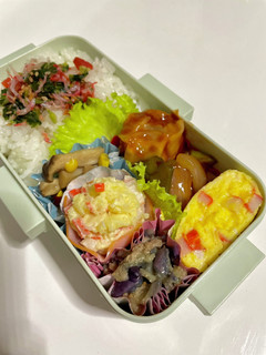 冷凍シューマイで酢豚弁当-レシピのメイン写真