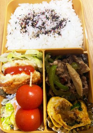 中1女子弁当アスメシ2-レシピのメイン写真