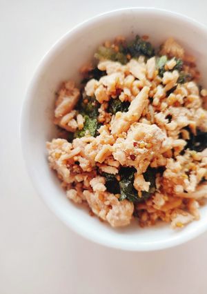 5分で鶏の簡単そぼろ♪混ぜご飯にも◎-レシピのメイン写真