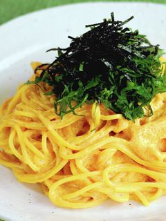 うにのようなビヨンドとうふとたらこパスタ-レシピのメイン写真