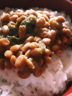 納豆ご飯☆アレンジ ふきみそver-レシピのメイン写真