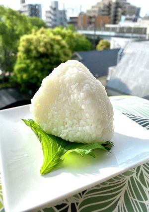梅塩の塩むすび-レシピのメイン写真