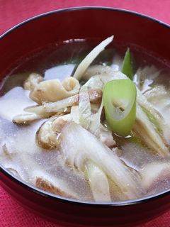 鶏ごぼうスープ-レシピのメイン写真