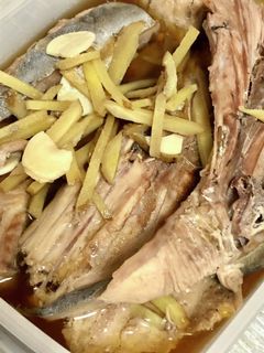 マグロのアラ にんにく生姜煮-レシピのメイン写真