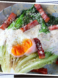 サニーレタスの焼きシーザサラダ-レシピのメイン写真