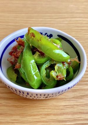 レンジで1分半！ピーマンのおかか和え-レシピのメイン写真