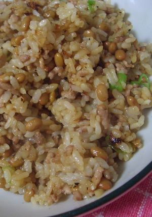 粘つかない~納豆チャーハン-レシピのメイン写真
