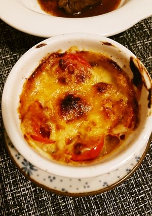 里芋サラダの残りdeチーズ焼き-レシピのメイン写真