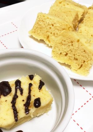 ふわふわレンジケーキ-レシピのメイン写真