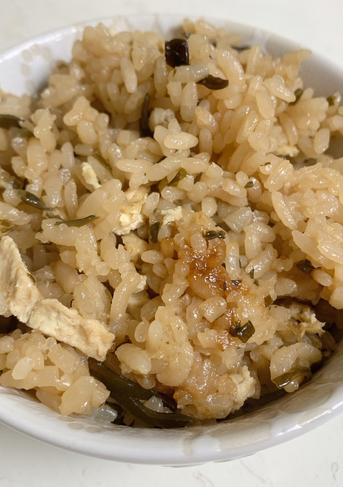 油揚げと塩昆布の炊き込みご飯-レシピのメイン写真