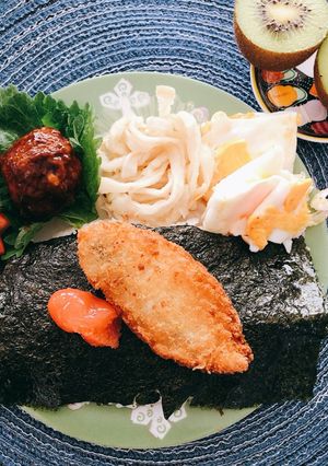 10分で時短のり弁 塩分控えめ 高血圧-レシピのメイン写真