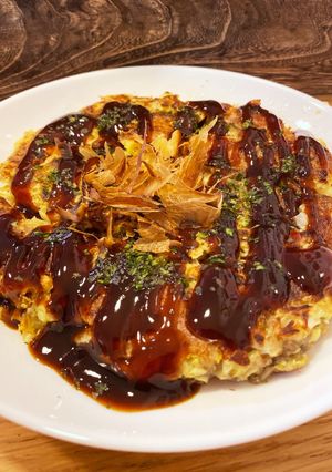 ベジータ直伝！お好み焼き！-レシピのメイン写真