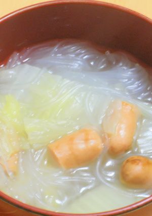 白菜の簡単☆春雨スープ-レシピのメイン写真
