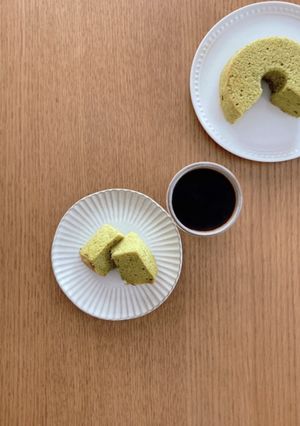 小ちゃい抹茶シフォンケーキ-レシピのメイン写真