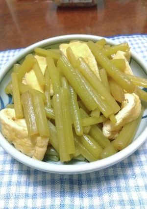 フキと油揚げの炒め煮-レシピのメイン写真
