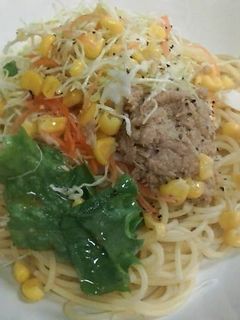 超簡単!サラダスパゲッティ-レシピのメイン写真