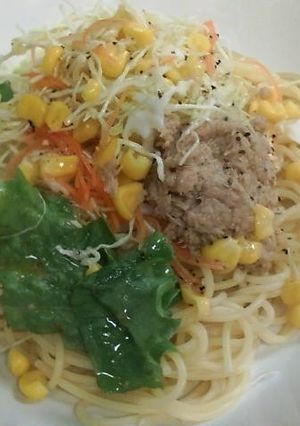 超簡単!サラダスパゲッティ-レシピのメイン写真