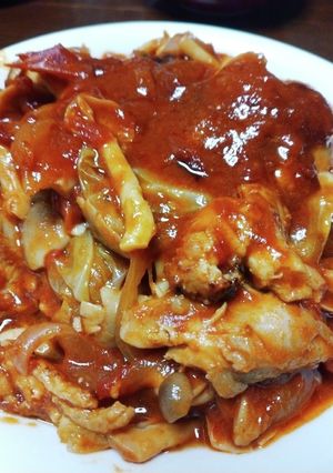 鶏もも肉のトマト缶ソース煮-レシピのメイン写真