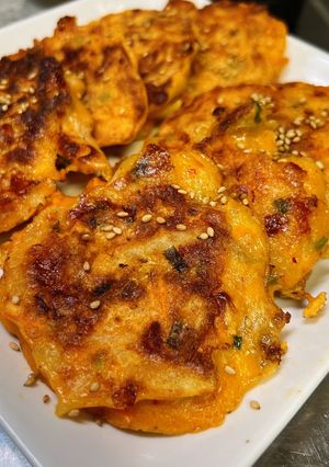 キムチとじゃがいものチヂミ-レシピのメイン写真