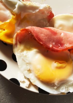 レンジで簡単♪ハムチーズエッグ-レシピのメイン写真