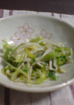 箸休めにどうぞ！ねぎとエノキの和えもの-レシピのメイン写真