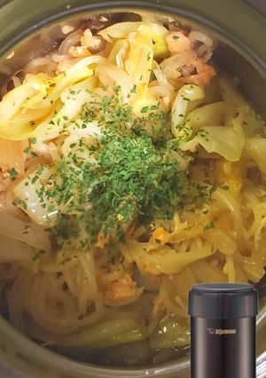 鮭缶パスタ風-レシピのメイン写真