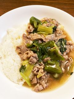 牛肉あんかけご飯-レシピのメイン写真
