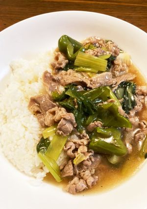 牛肉あんかけご飯-レシピのメイン写真