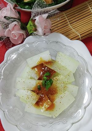 うどの酢味噌和え山椒の粉をかけました-レシピのメイン写真