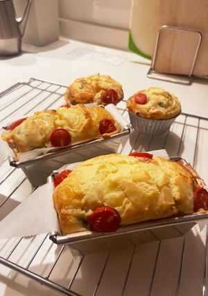 野菜とチーズのケークサレ-レシピのメイン写真