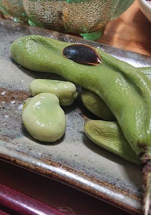 シンプルに⭐焼きそら豆-レシピのメイン写真