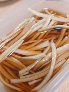 大根の皮のポン酢漬け-レシピのメイン写真