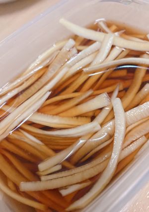 大根の皮のポン酢漬け-レシピのメイン写真