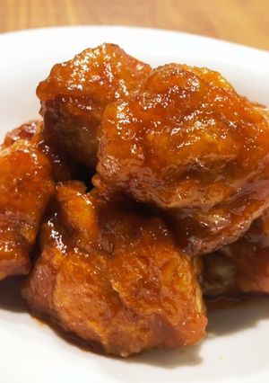 鶏もも肉の【ケチャップ炒め】　-レシピのメイン写真