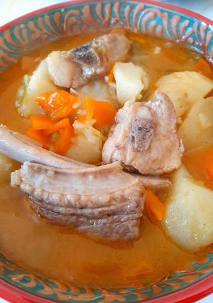 豚肉とじゃが芋の煮込み-レシピのメイン写真