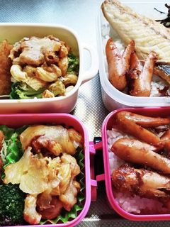 旦那、娘弁当(5/12息子は学級閉鎖)-レシピのメイン写真