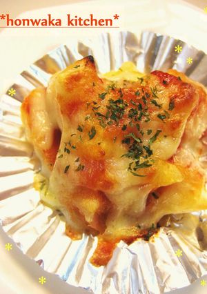 お弁当に☆ ギザギザポテトのチーズ焼き♪-レシピのメイン写真