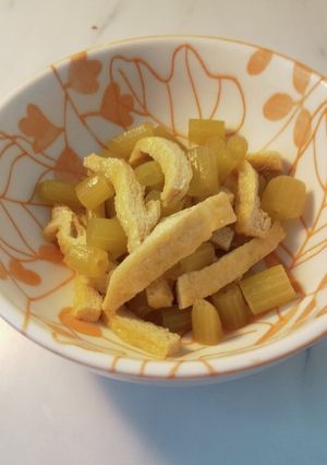 ふきと油揚げの煮物-レシピのメイン写真