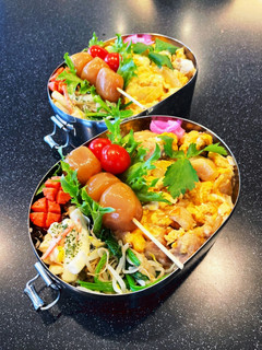 高校生弁当 親子丼 2022 5月12日-レシピのメイン写真