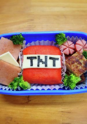 マイクラ〜TNT、キャラ弁-レシピのメイン写真