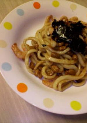 納豆☆焼きうどん☆-レシピのメイン写真