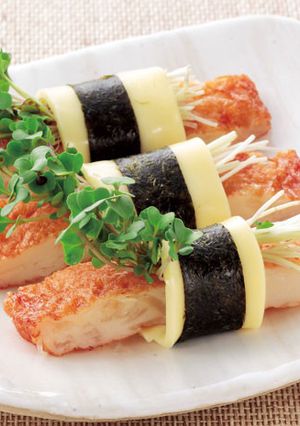玉ねぎてんのチーズ海苔巻き-レシピのメイン写真