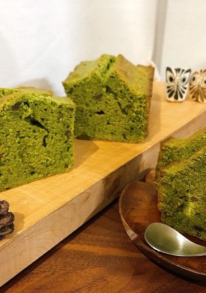 抹茶と小豆のパウンドケーキ-レシピのメイン写真