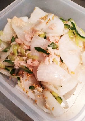 簡単に♪だいこんとツナのさっぱり和え-レシピのメイン写真