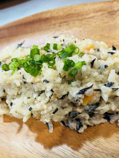 余った冷凍飯で!簡単クリームひじきおじや-レシピのメイン写真