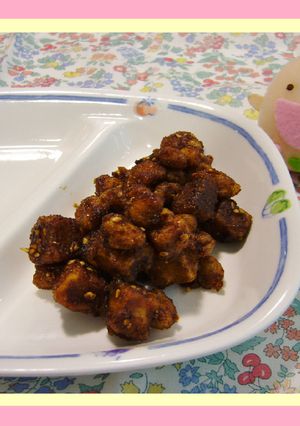 たべまる給食【まぐろと大豆のみそがらめ】-レシピのメイン写真
